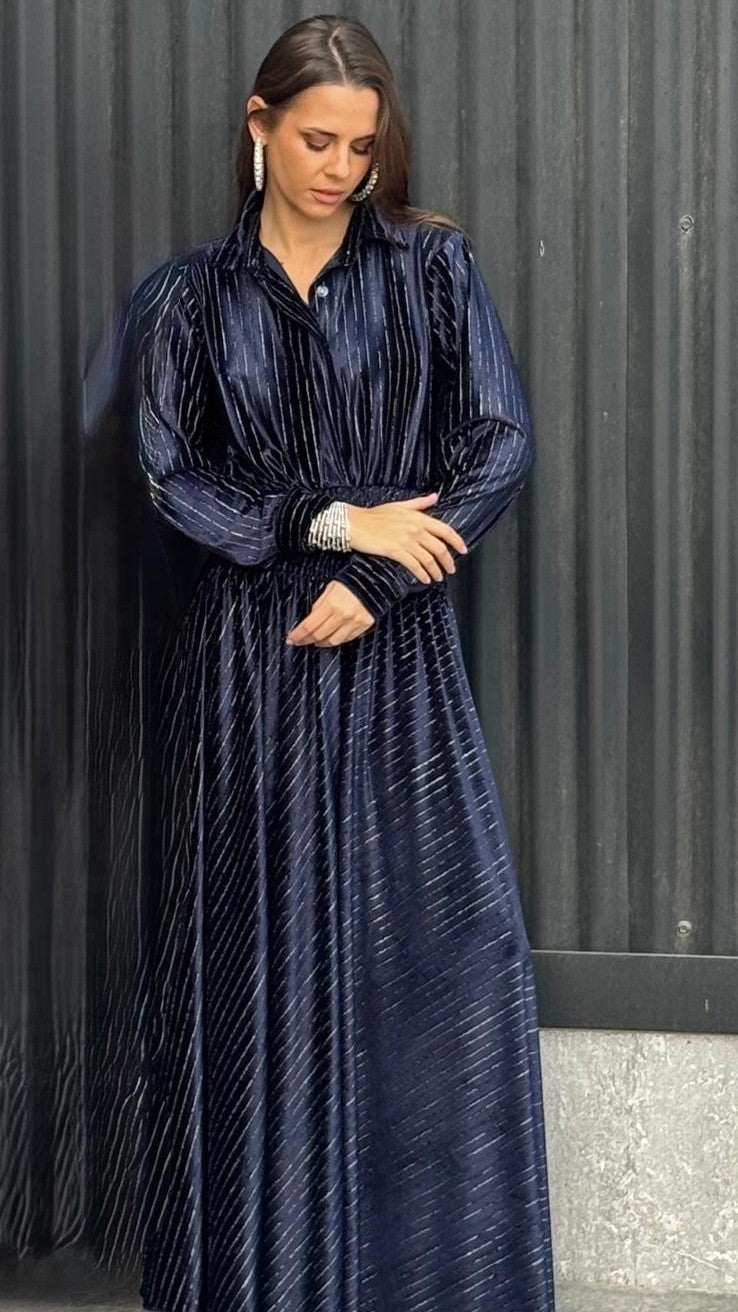 Velvet Muse - Navy Blue