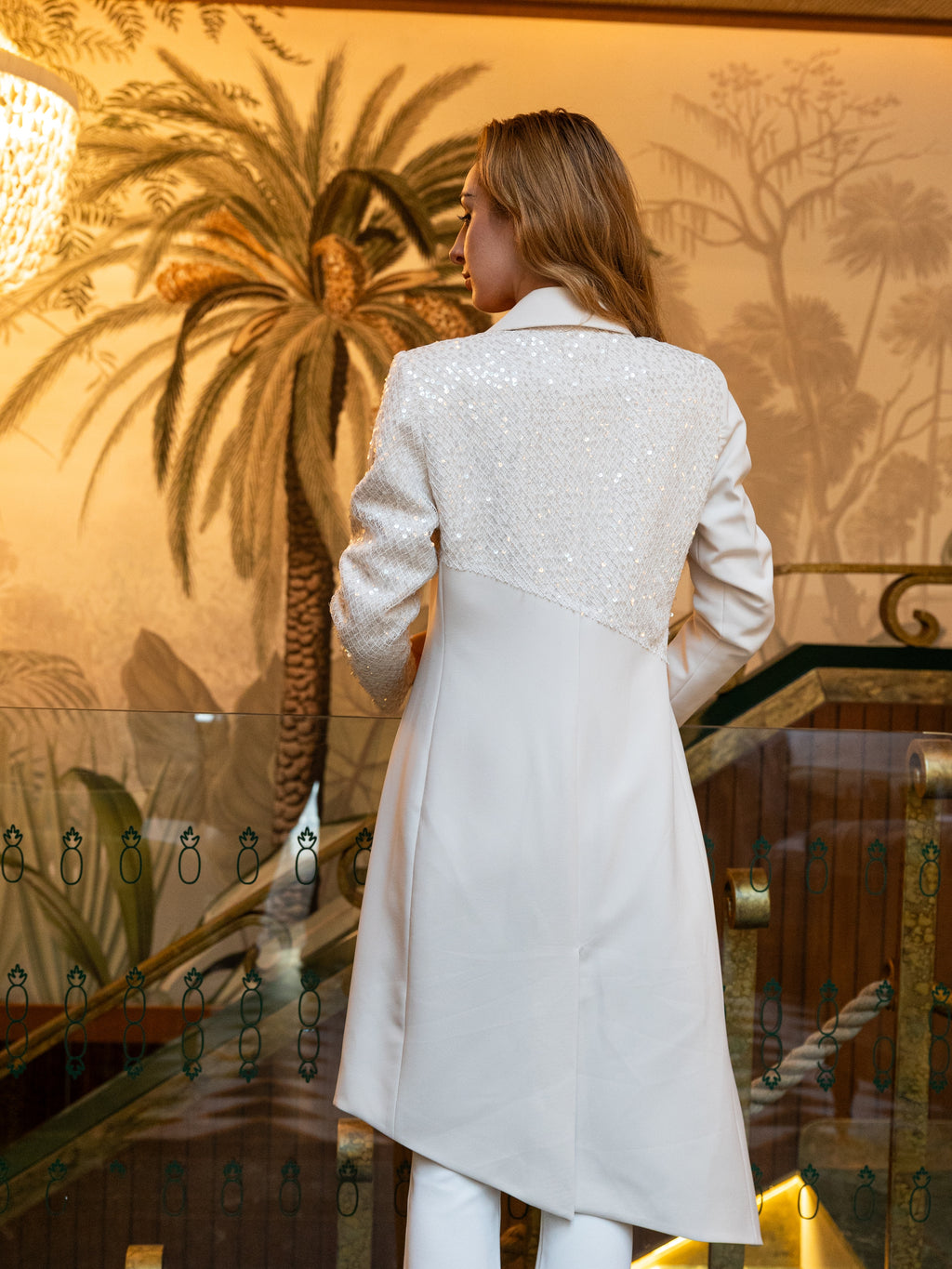 Slanted Jacket - White