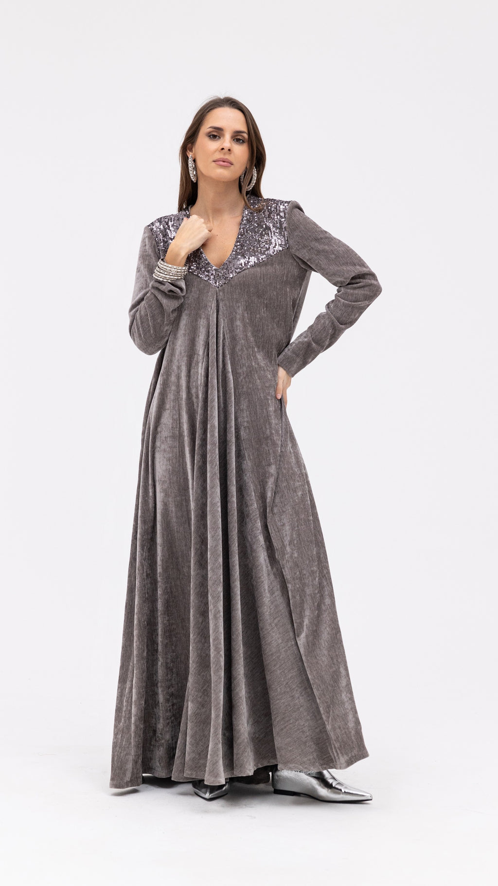 Velvet Glimmer - Grey