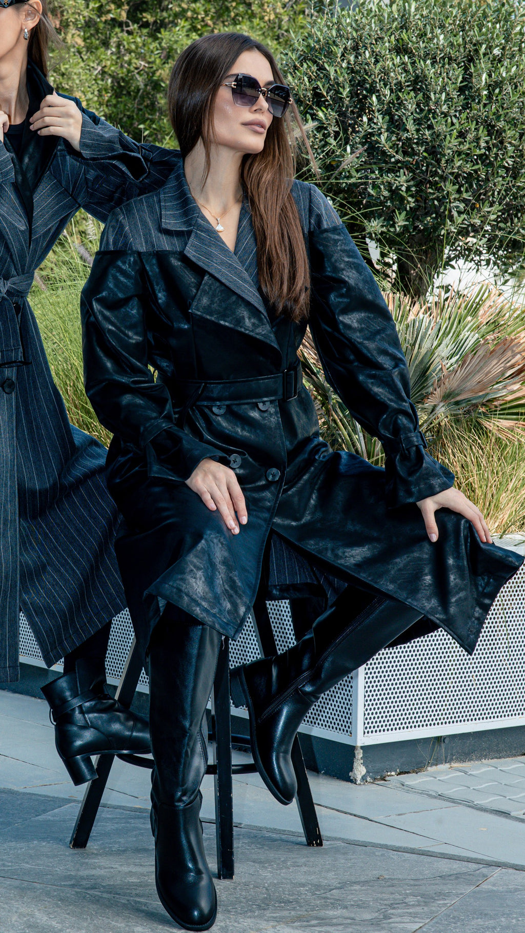 The Hybrid Trench - Leather