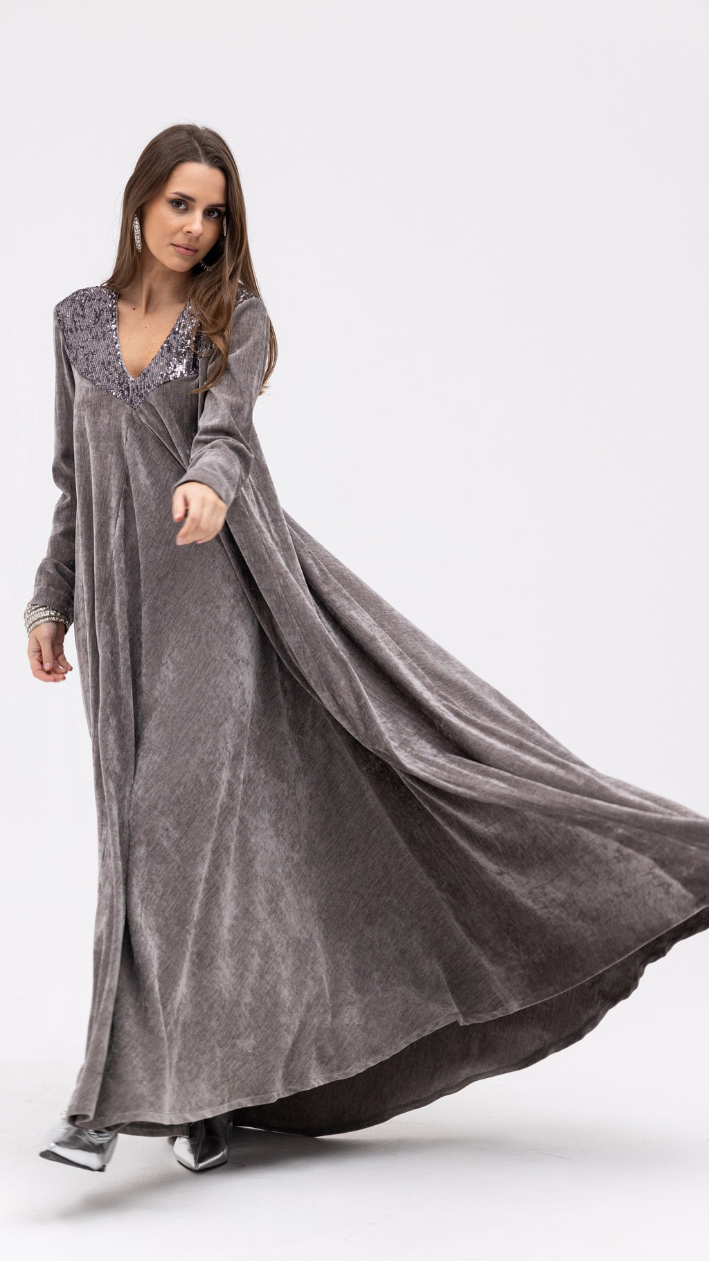 Velvet Glimmer - Grey